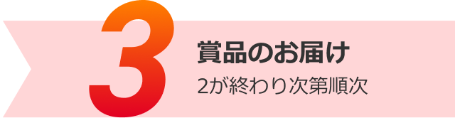 賞品のお届け