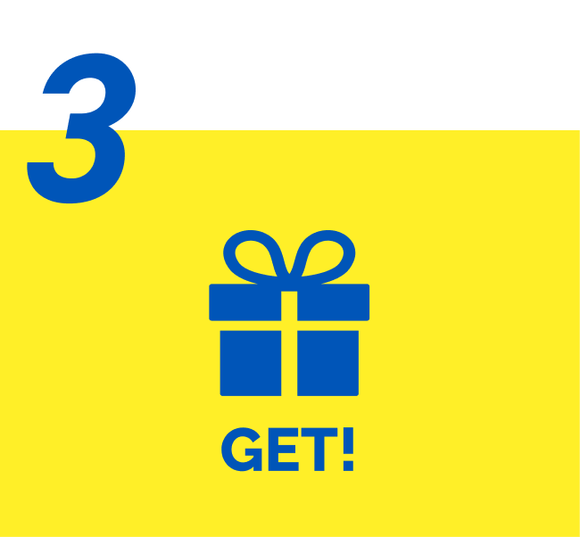 3 GET!