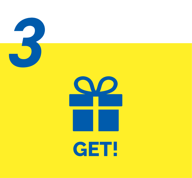 3 GET!