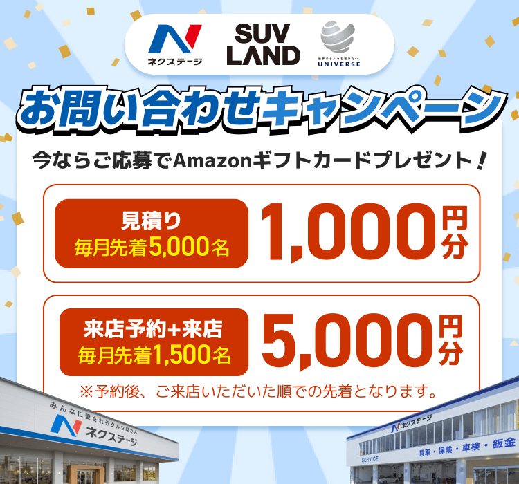 ネクステージ お問い合わせキャンペーン 今ならAmazonギフトカードプレゼント!