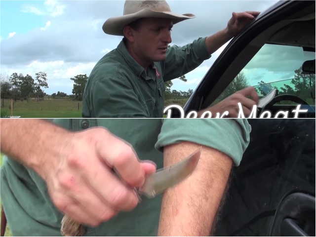 こんな使い方が！　ウインドウの上部は最高の包丁研ぎ器!?