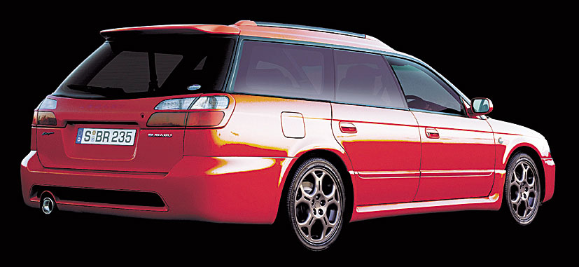 ’02年3月発売の第2弾ではB4のほか、初めてツーリングワゴンも登場