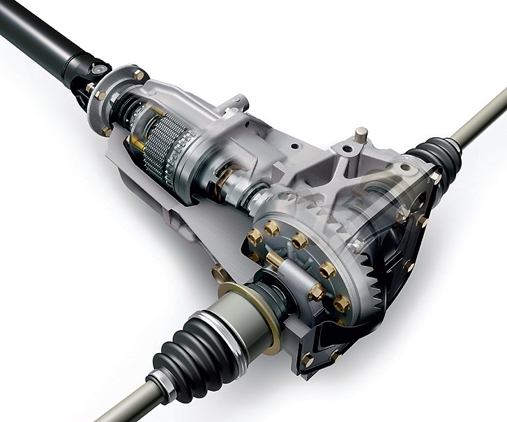 4WDはマツダ独自の電子制御アクティブトルクコントロールカップリング方式を採用。前後トルク配分を100対0から50対50までリニアにコントロールする
