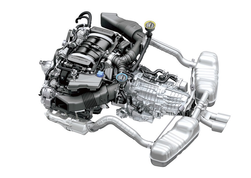 ENGINE-エンジンフィール ボクスターS 90点：315ps／36.7kgmを発生する3.4Lフラット6