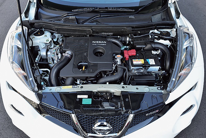 1.6LターボエンジンはECUのチューニングで190ps／24.5kgm→200ps／25.5kgm