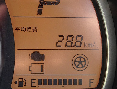 アルト:燃費テストではアルトが28.8km/L、ミライースは26.8km/Lをマーク