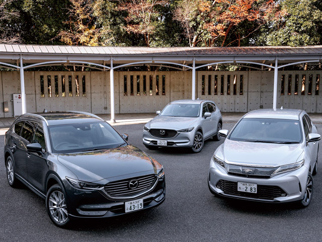 Cx 8 Vs ハリアー Vs Cx 5 プレミアムsuv王者決定戦 中古車なら グーネット