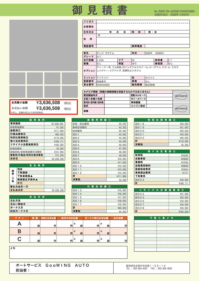 購入基礎知識 4 契約についての基礎知識を備える 中古車なら グーネット