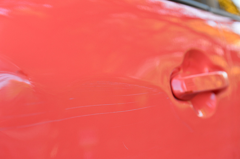 トヨタ アクアの車体の画像