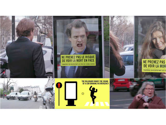 パリで激写！ クルマにはねられる瞬間の恐怖を映し出した顔!?