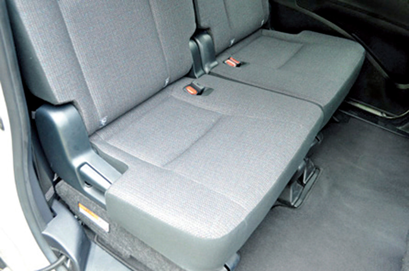 シートの汚れやヘタりの画像