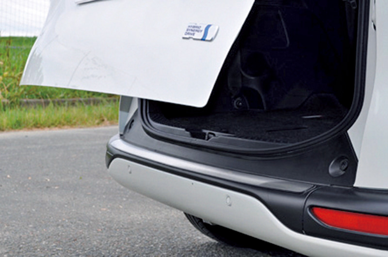 リアゲートまわりの状態の画像