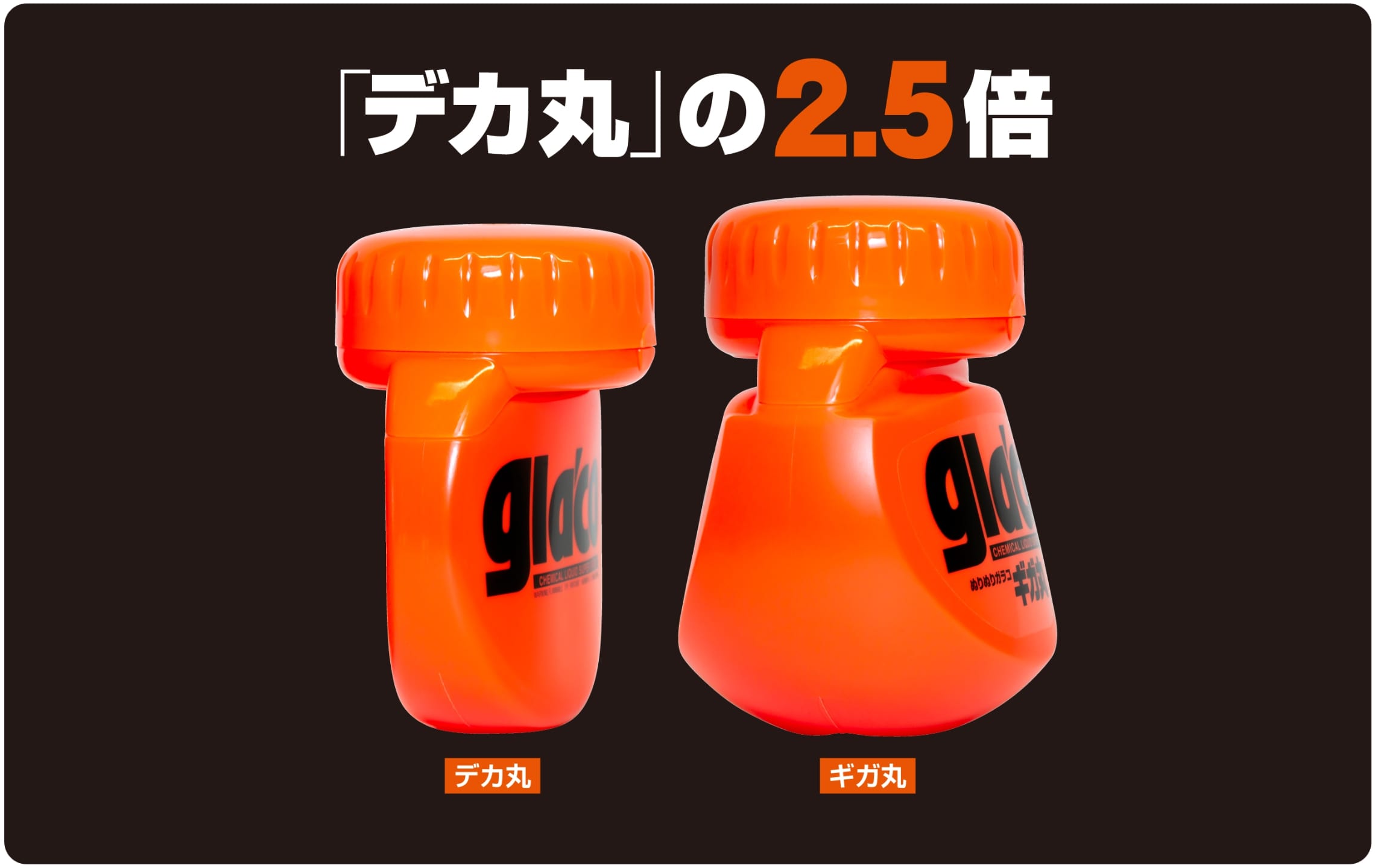 ガラコ ブランド発足30年を記念し特大サイズの ぬりぬりガラコ ギガ丸 数量限定発売 中古車なら グーネット