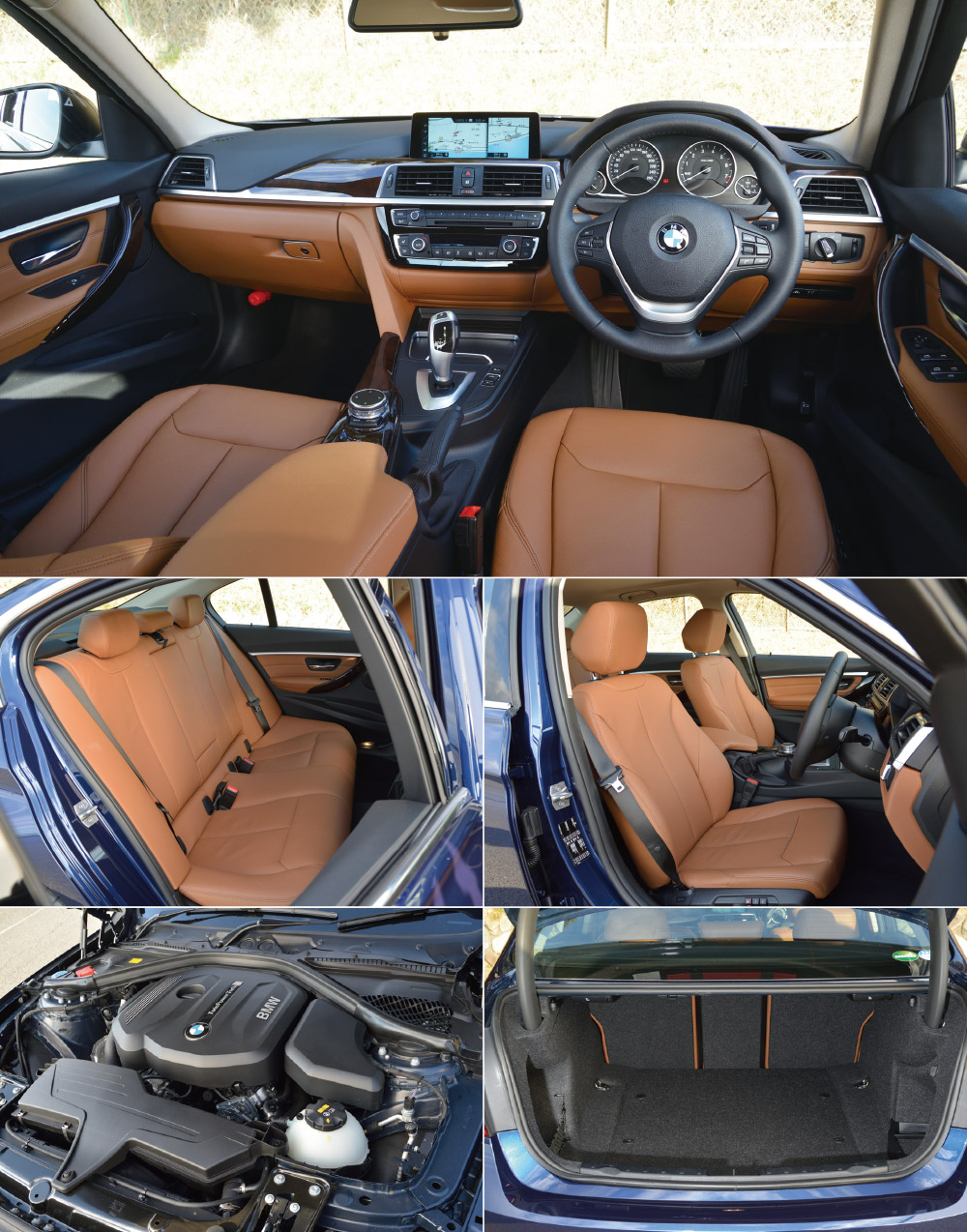 BMW 318iのインテリアとエンジン