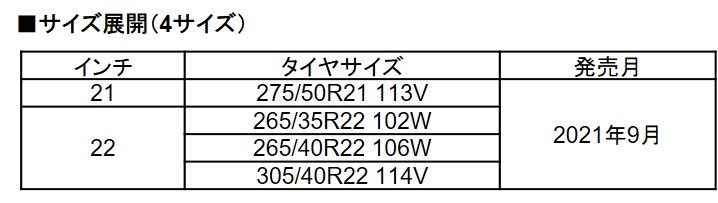サイズ表