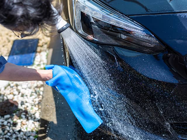 コーティング車のセルフ洗車の正しい方法