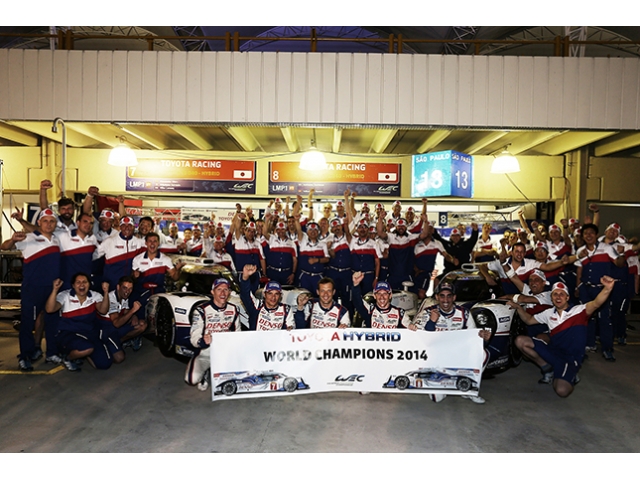 【トヨタ】ハイブリッド車で参戦した「WEC2014」で年間タイトルを獲得
