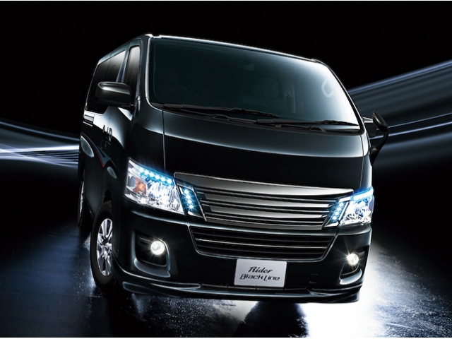 オーテック、「NV350キャラバン」の特別仕様車「ライダー ブラックライン」発売