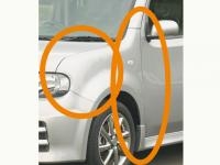 日産 キューブ ライダー（隙間の幅と色調）
