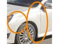 スバル レガシイ B4（車体前部側面）