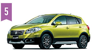5 スズキ SX4 Sクロス 18.2km/L
