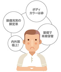 だわりはできるだけ減らす