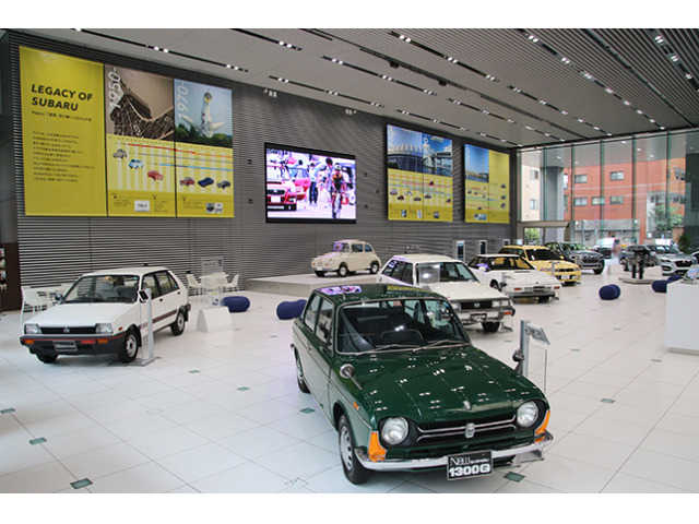 【スバル】本社ショールームで『六連星の名車展』を開催