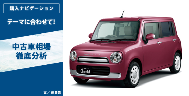 テーマに合わせて!中古車相場徹底分析