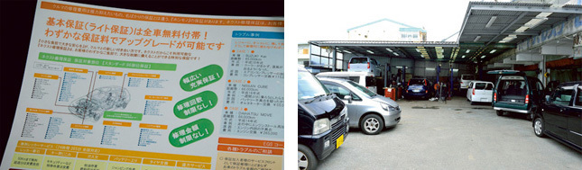 保証付きの物件なら保証内容は確認しよう。整備に関する体制も重要なポイントになる。