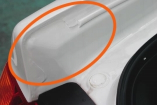 ホンダ インテグラ タイプR(溶接の状態でも修理歴がわかる)