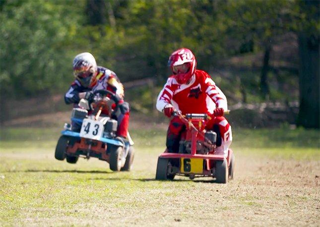 芝刈り機レースの本気っぷりに圧倒される 中古車なら グーネット