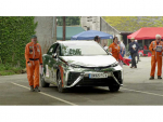 燃料電池車のトヨタ ミライが、イギリスでモータースポーツデビュー!?