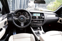 BMW X4 M40i（コックピット）