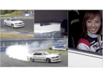 レースクイーンのドリフト女王が見せる神がかった妙技