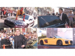 プレミア上映会場騒然！　スパイダーマンが、アウディ車内で見せた華麗なる変身