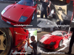 フェラーリ F40がピッカピカ！　プロの洗車コーティングに脱帽！