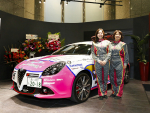 モータースポーツを通じて女性を元気に！ 竹岡圭さんアルファ ロメオで全日本ラリーに参戦