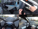 ステアリングで操作するバイク!?  トヨタ i-ROADに乗ってみた！