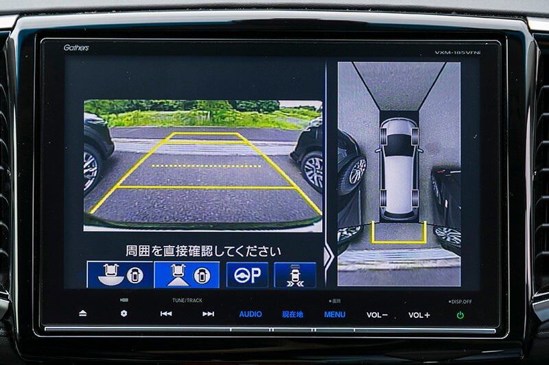 マルチビューカメラシステムの画像