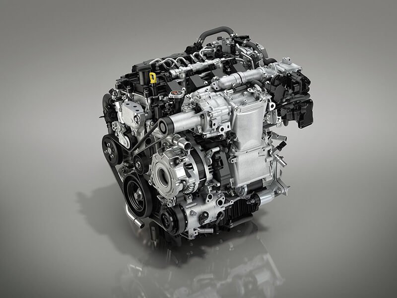 新型MAZDA3・エンジンの画像