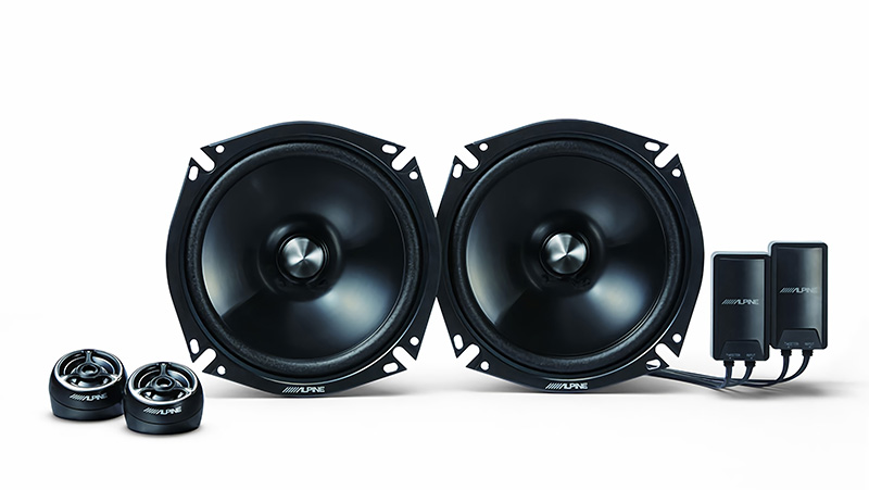 ALPINE 17cm セパレート2ウェイ グレードアップスピーカーの画像