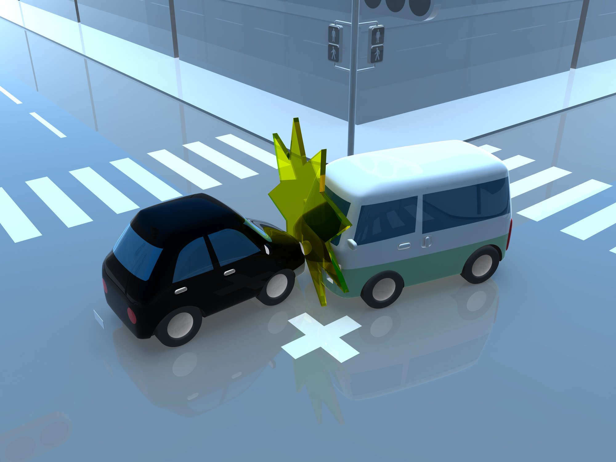 車の事故での過失割合はどれくらい？