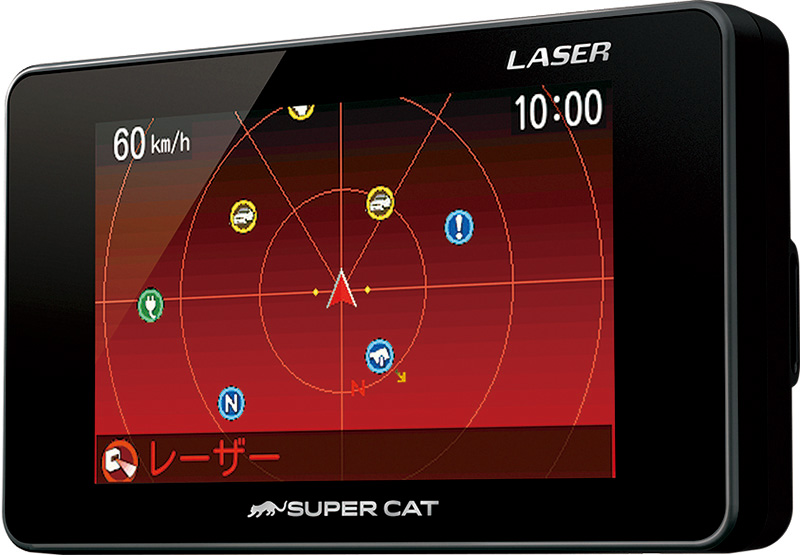 レーダー探知機 Yupiteru SUPER CAT LS100の画像