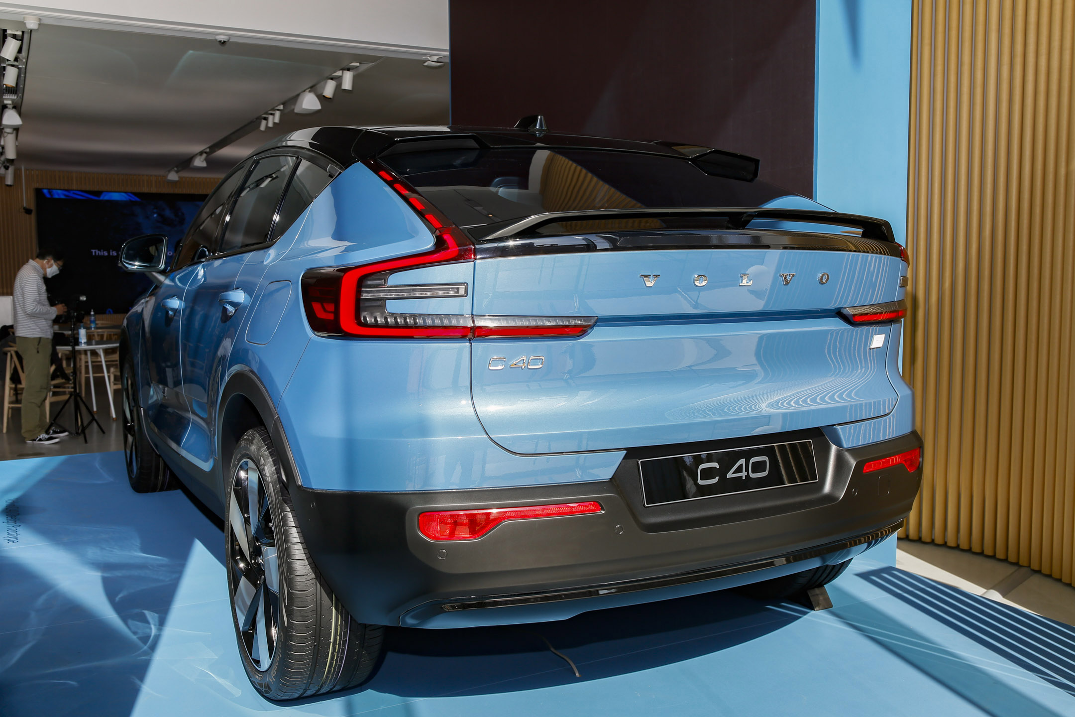 世界で3台のみ存在するC40デザインプロトタイプ。プロトタイプとはいえ、市販版とデザインは変わらないという