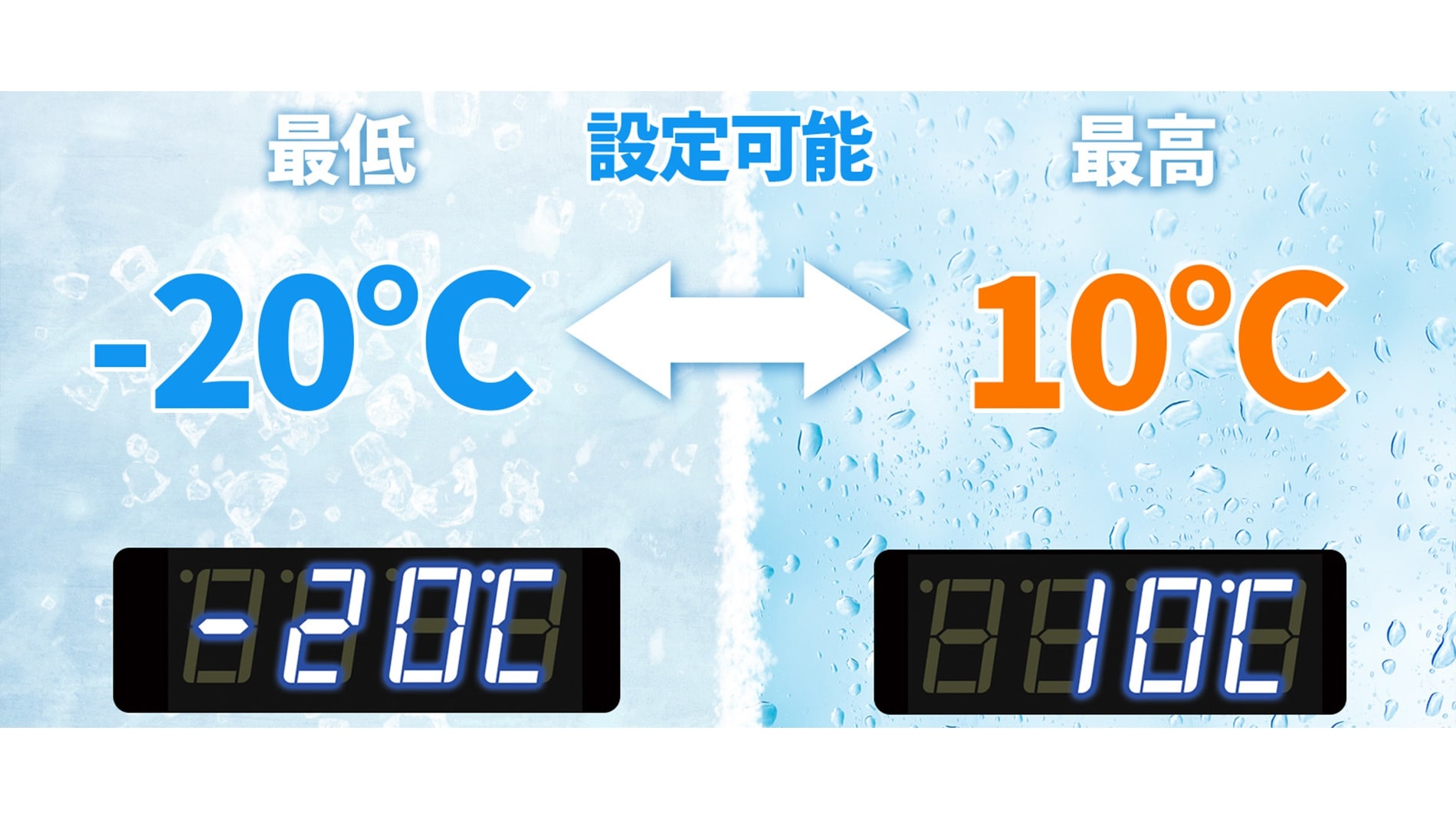 急速冷凍も可能