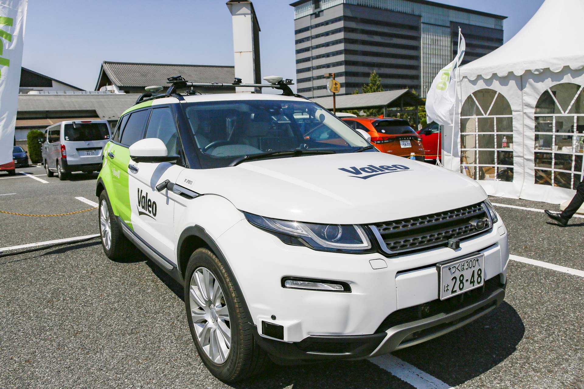 サプライヤー大手のヴァレオが手がけるテスト車両は、同社がすでに市販している部品で構成されている