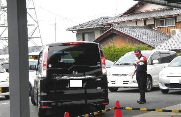 車庫入れ講習会の様子