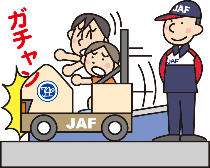 シートベルトコンビンサー(模擬衝突体験車)　イメージ