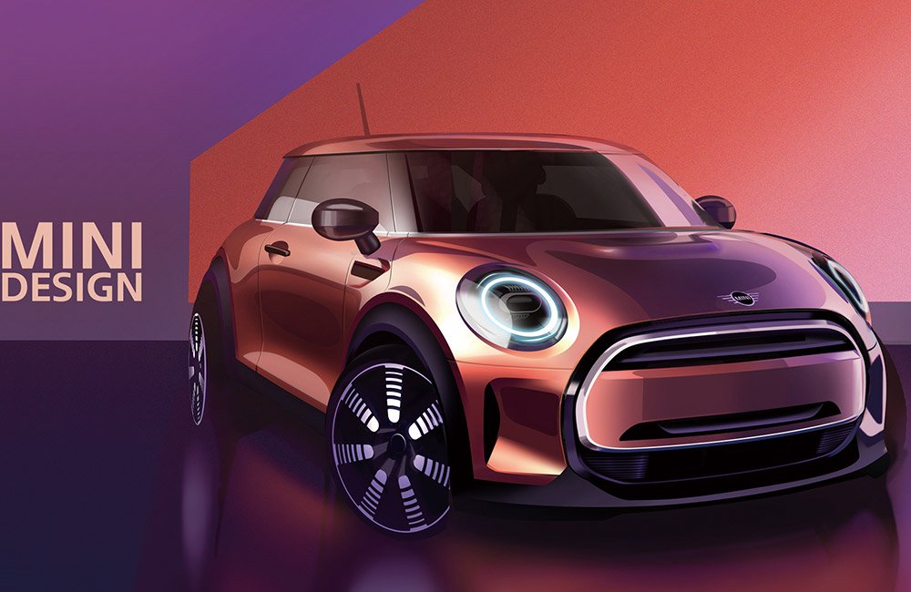 新型MINIのデザイン画