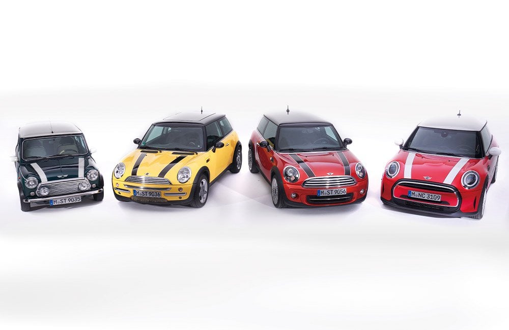 MINIの新旧ラインナップ